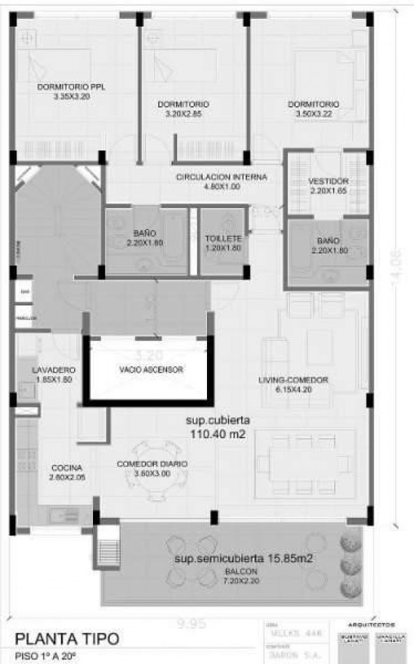 VENTA - PISO 4 AMBIENTES